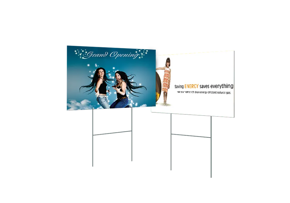 Coroplast yard signs